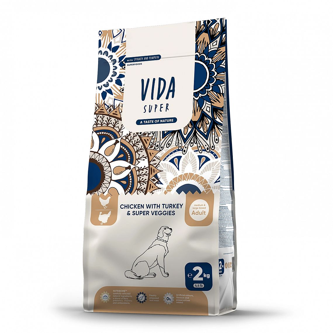 Vida Super chicken, turkey  and super vegies 12kg