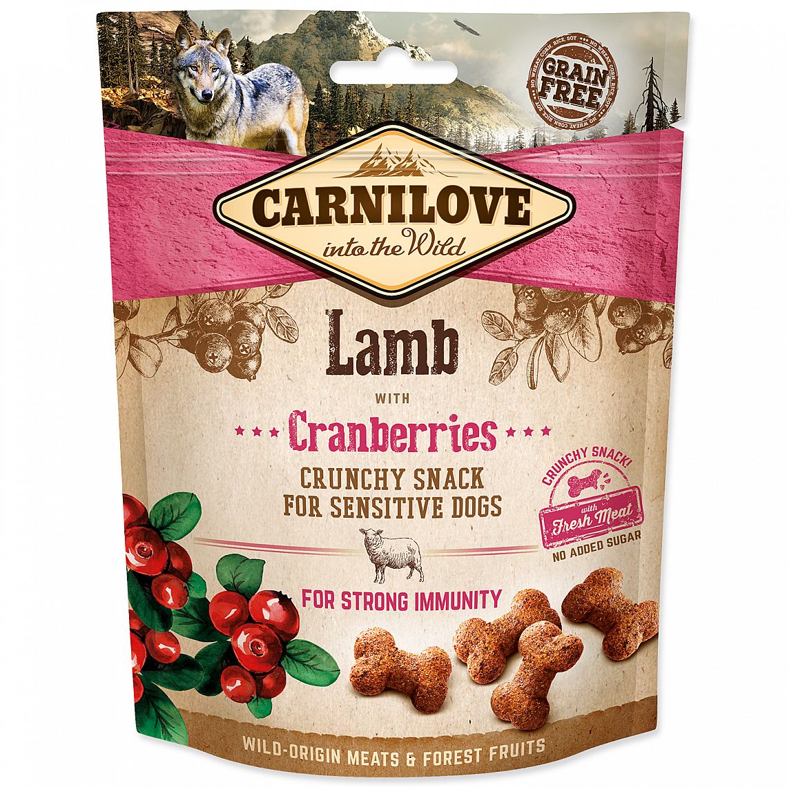 Carnilove Dog Crunchy Snack Lamb 200g