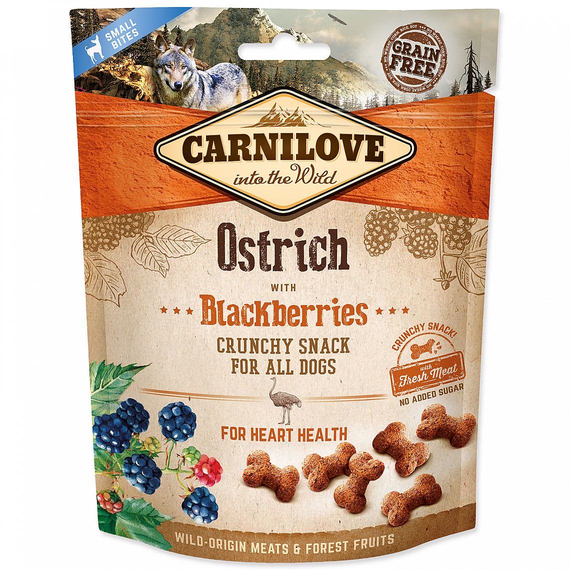 Carnilove Dog Crunchy Snack Ostrich 200g