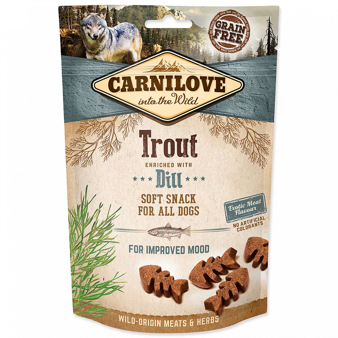 Carnilove Dog Semi Moist Snack Trout 200g