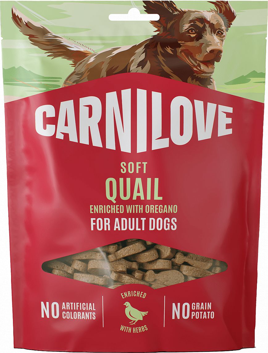 Carnilove Dog Soft Snack Quail 200g