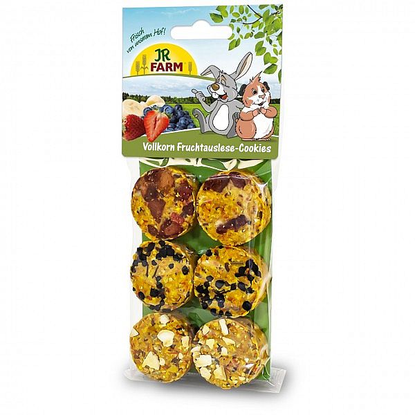 JR FARM celozrnné ovocné sušienky 80g