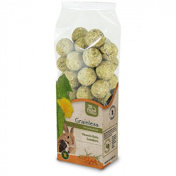 JR Grainless Vitamínové guľôčky s rakytníkom 150g