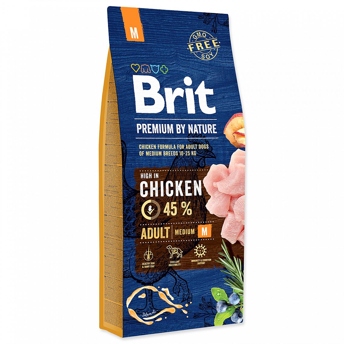 BRIT NATURE ADULT M 15kg