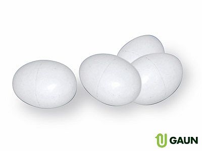 Vajce plastové biele 6cm