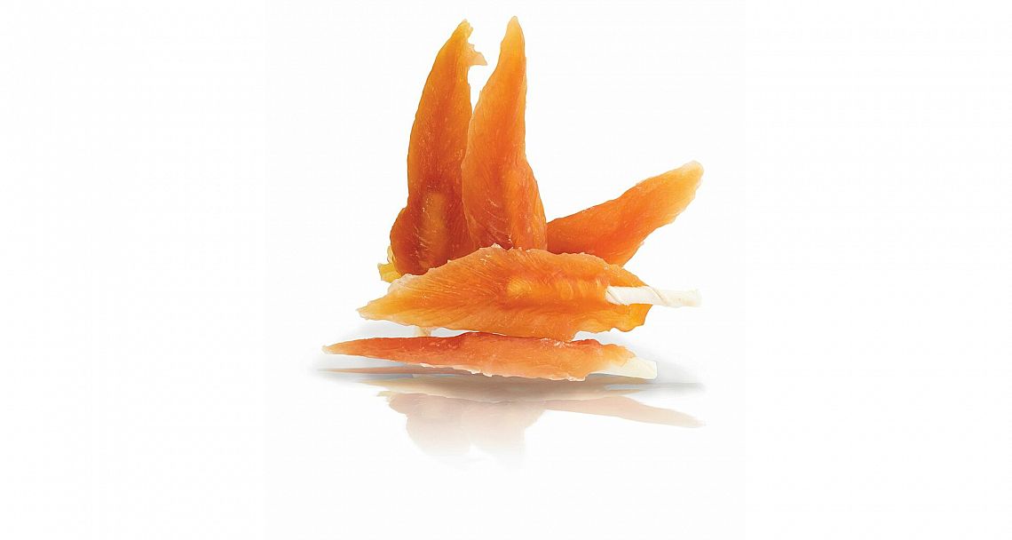 KidDog kuracie prsia na byvolej tycinke Mini 9 cm, 80 g – dentálna maškrta pre psy