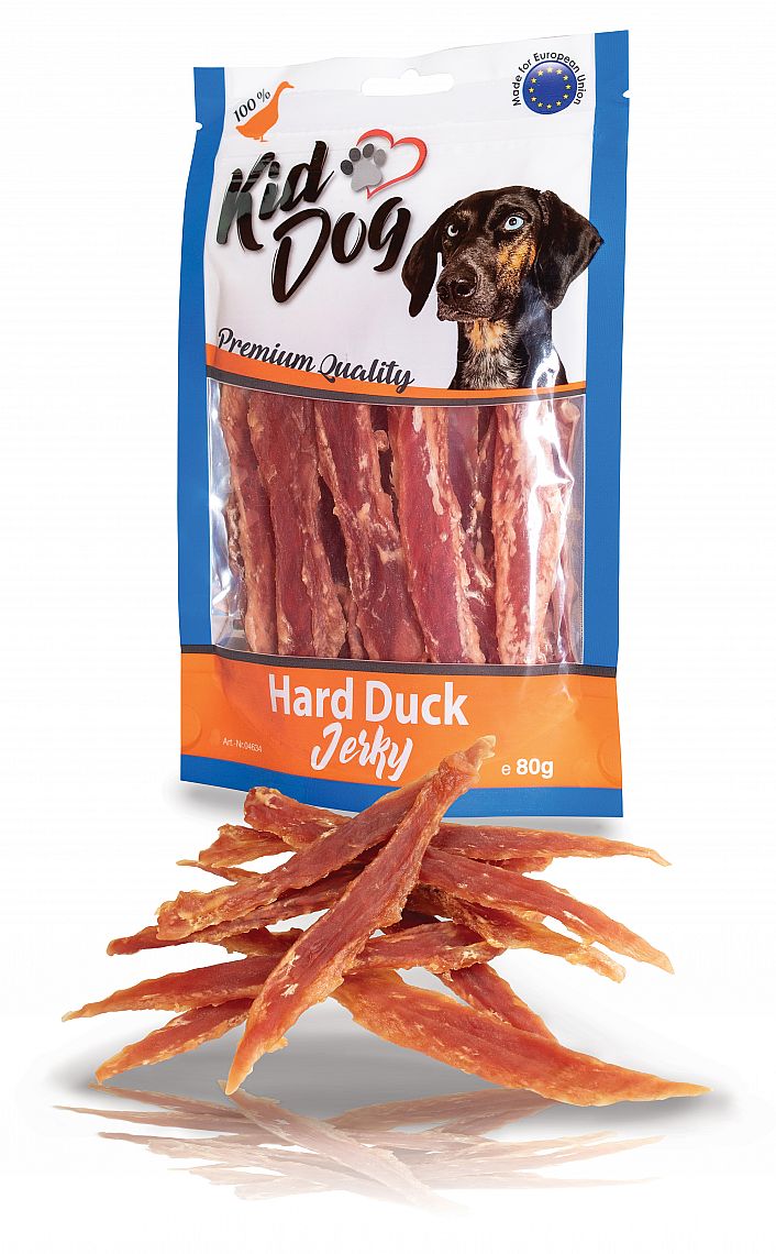 KidDog 100 % kacacie prsia – monoproteinová mäsová maškrta pre psov 80 g