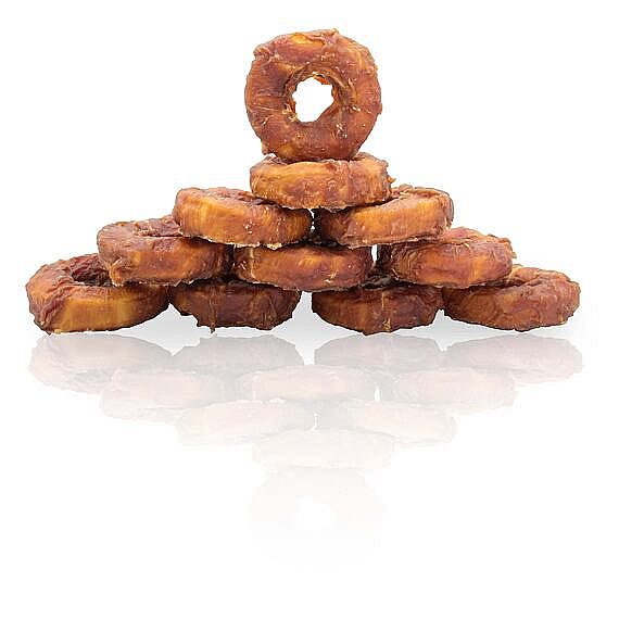 KidDog BUFFET DONUT s kacacím mäsom – žuvacia maškrta 1 ks, ø 6,5 cm/55 g