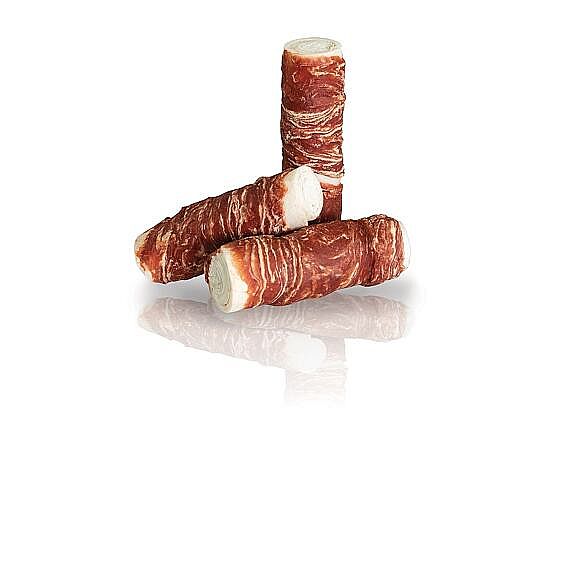 KidDog BUFFET hovädzí steak na byvolom špalíku – žuvacia maškrta 1 ks, 20 mm/8 cm