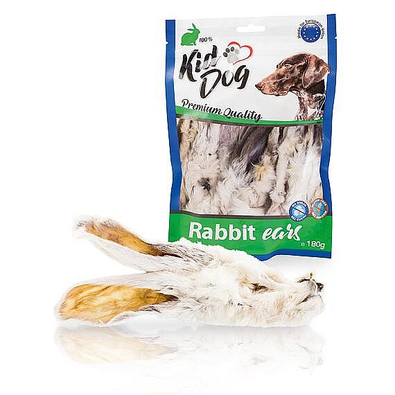 KD králičie ucho so srsťou 180g