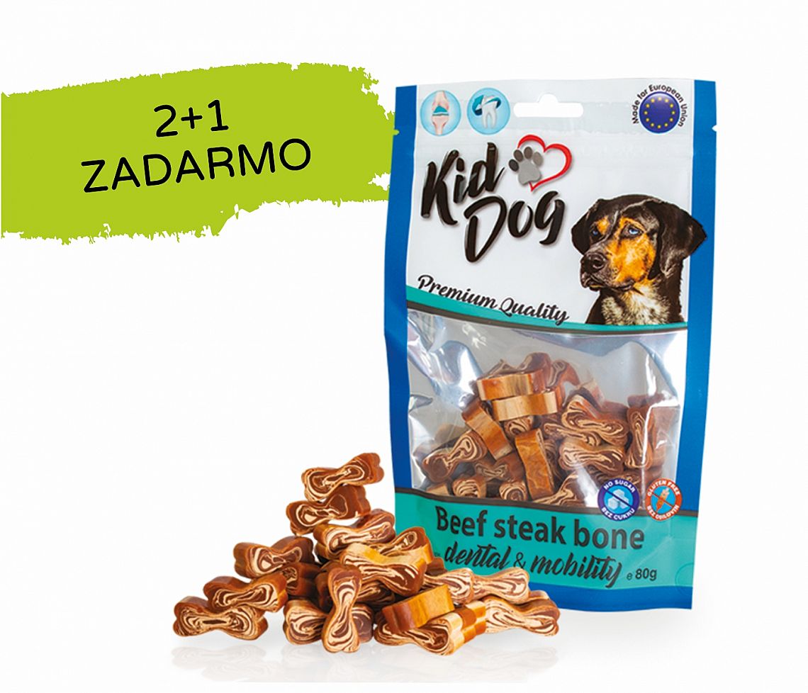 KD hovädzie kostičky na zuby a kĺby 80g