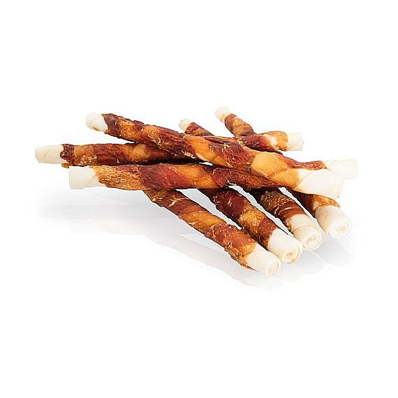 KidDog BUFFET kacacie a kuracie mäso na byvolej tyci – žuvacia maškrta 1 ks, 2 × 26 cm