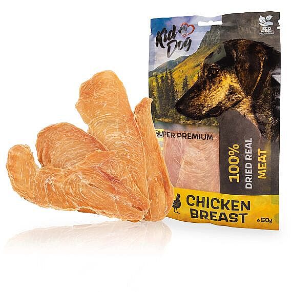 KidDog SUPER PREMIUM 100 % kuracie prsia – tenké plátky 50 g