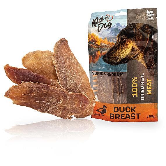 KidDog SUPER PREMIUM 100 % kacacie prsia – tenké plátky 50 g
