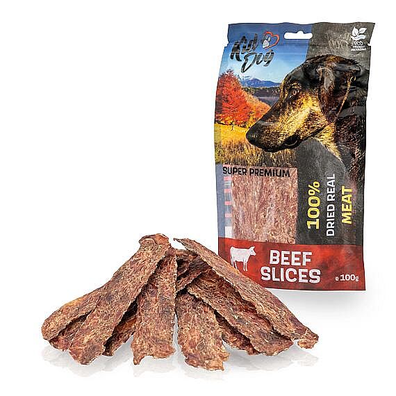 KidDog SUPER PREMIUM 100 % hovädzie mäso v pásiku bez aditív 100 g