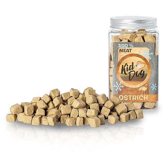 KD SUPER PREMIUM 100% pštrosie 100 g DÓZA 2 + 1