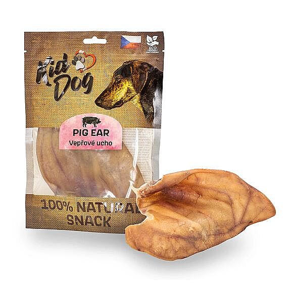 KidDog 100 % Natural Snack bravcové ucho – prírodná žuvacia maškrta 1 ks