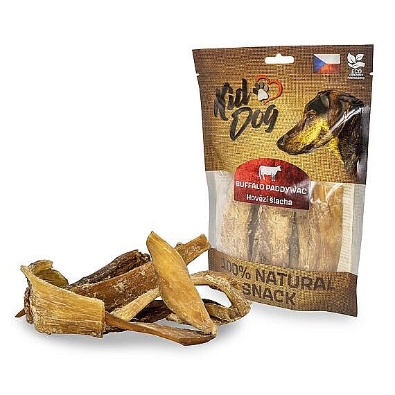 KidDog 100 % Natural Snack hovädzia šlacha 12 cm – 200 g