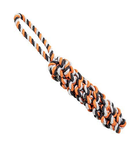 HHD bavlnený pešek 40cm/ 215g šedá, oranžová, tm.šedá