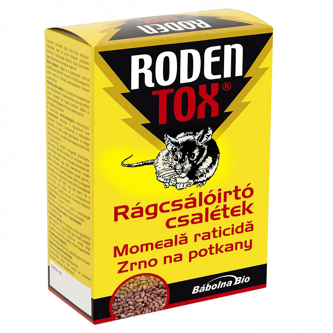 RODENTOX zrno na potkany 150g/ 3x50g sáčok/ks