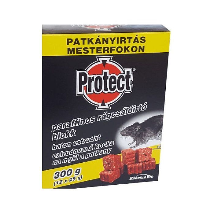 PROTECT extrudovaná kocka na myši a potkany 300g/ 12x25g/ ks