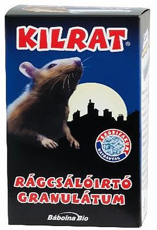 Kilrat granule na myši a potkany 150g/ 2x75g tácky/ ks