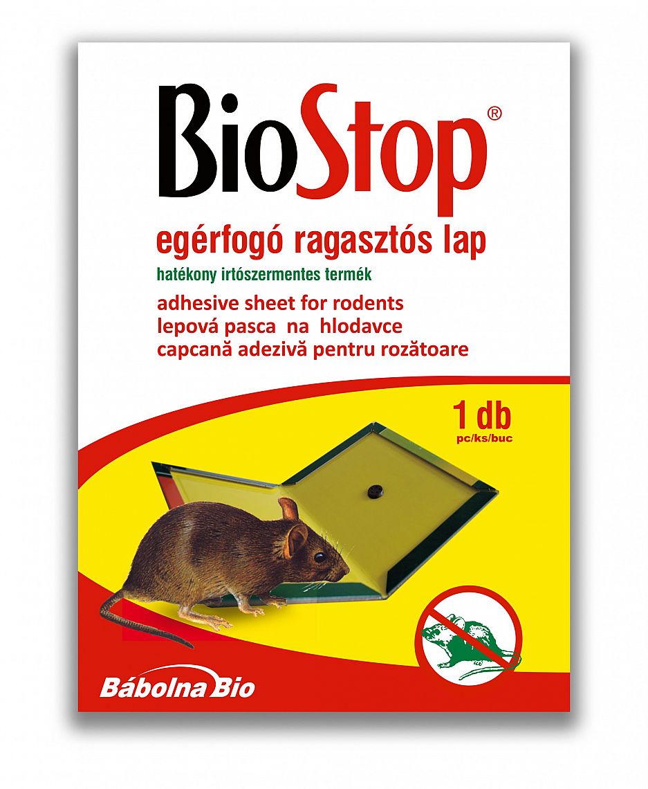 BioStop lepová pasca na hlodavce knižka 1ks