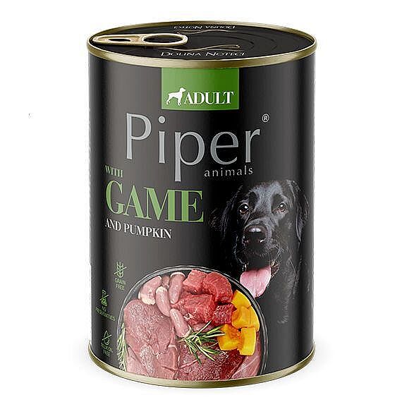 PIPER konzerva pre psov s divinou a tekvicou 24 × 400 g
