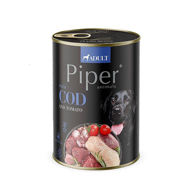 PIPER konzerva 400g - s treskou a paradajkami