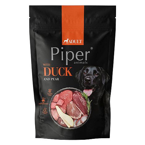 PIPER kapsička pre psov s kačkou a hruškou 500 g