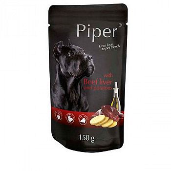 PIPER kapsička pre psov s hovädzou pečienkou a zemiakmi 150 g