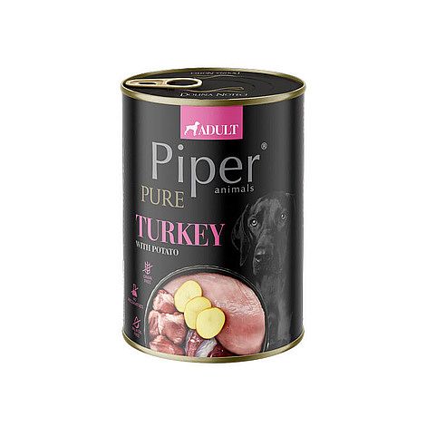 PIPER PURE konzerva pre psov s morkou a zemiakmi 400 g