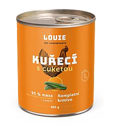 Konzerva LOUIE kuracie s cuketou 800g pre psov