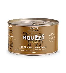 Konzerva LOUIE hovädzie s ryžou 200g pre psov