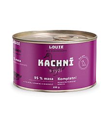 Konzerva LOUIE kačacie s ryžou 200g pre psov