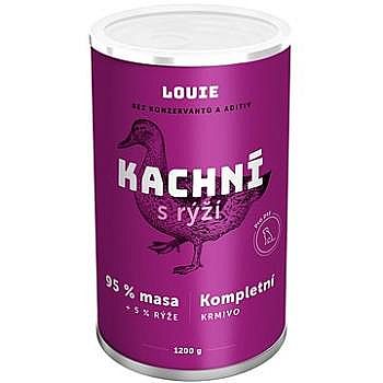 Konzerva LOUIE kačacie s ryžou 1200g pre psov