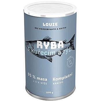 Konzerva LOUIE ryba s ryžou 1200g pre psov