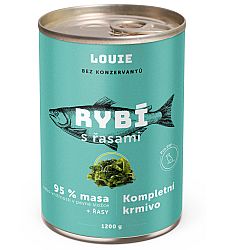 Konzerva LOUIE ryba s riasou 1200g pre psov
