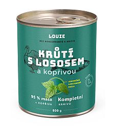 Konzerva LOUIE morka s lososom a žihľavou 800g pre psov