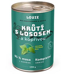 Kapsička LOUIE morka s lososom a žihľavou 1200g pre psov