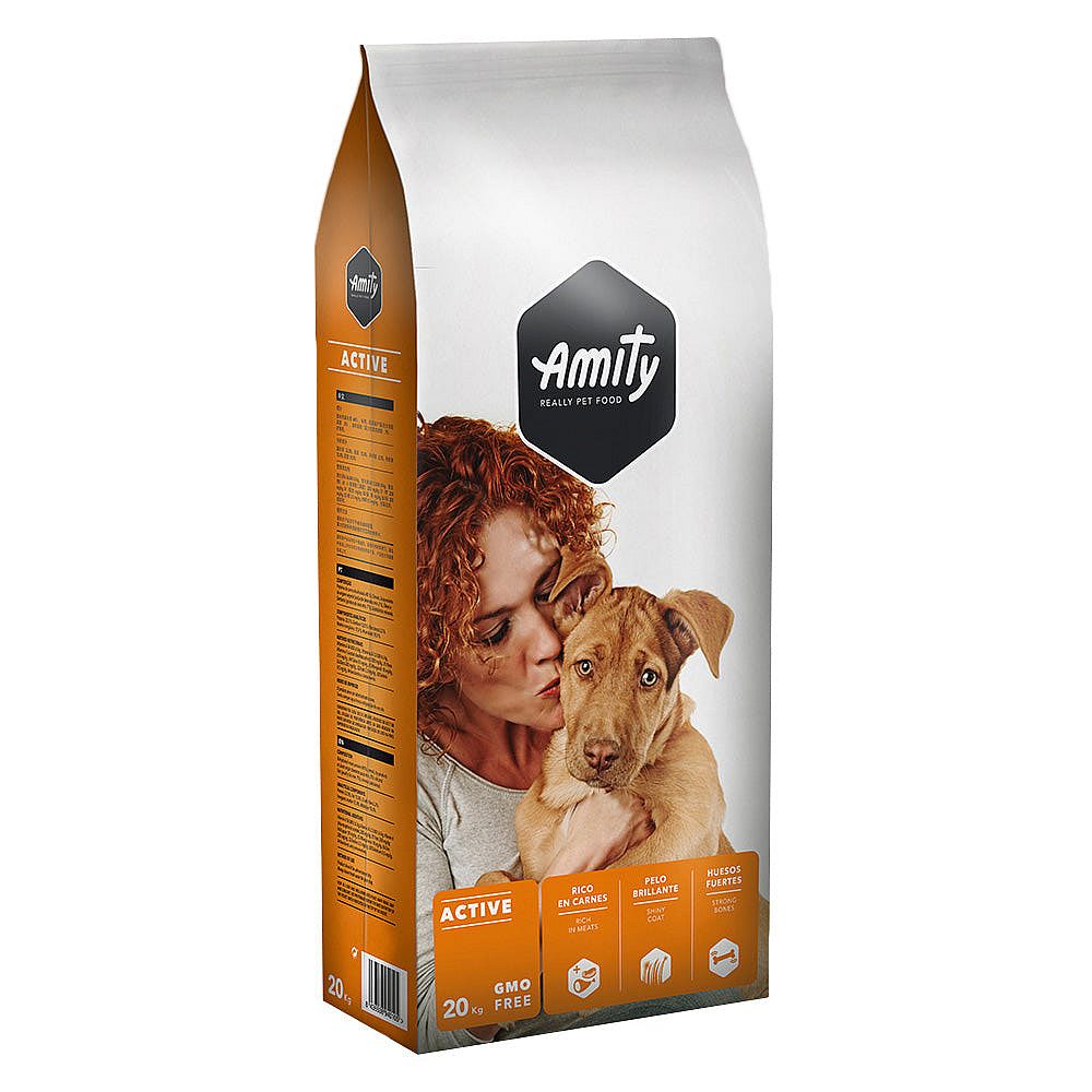 Amity Dog Active 20 kg – kompletné granule pre aktívnych dospelých psov