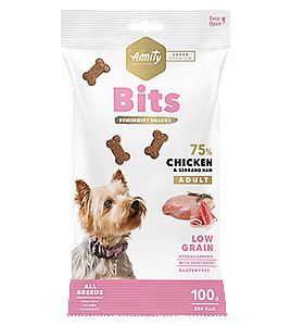 Amity Super Premium Bits Chicken 100 g maškrta