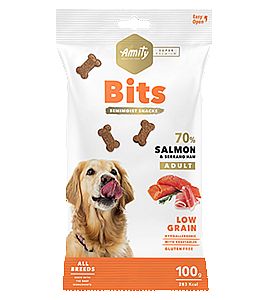 Amity Super Premium Bits Salmon 100 g maškrta