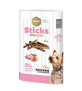 Amity Super Premium Sticks Chicken 8 × 12 g maškrta