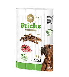 Amity Super Premium Sticks Lamb 8 × 12 g maškrta