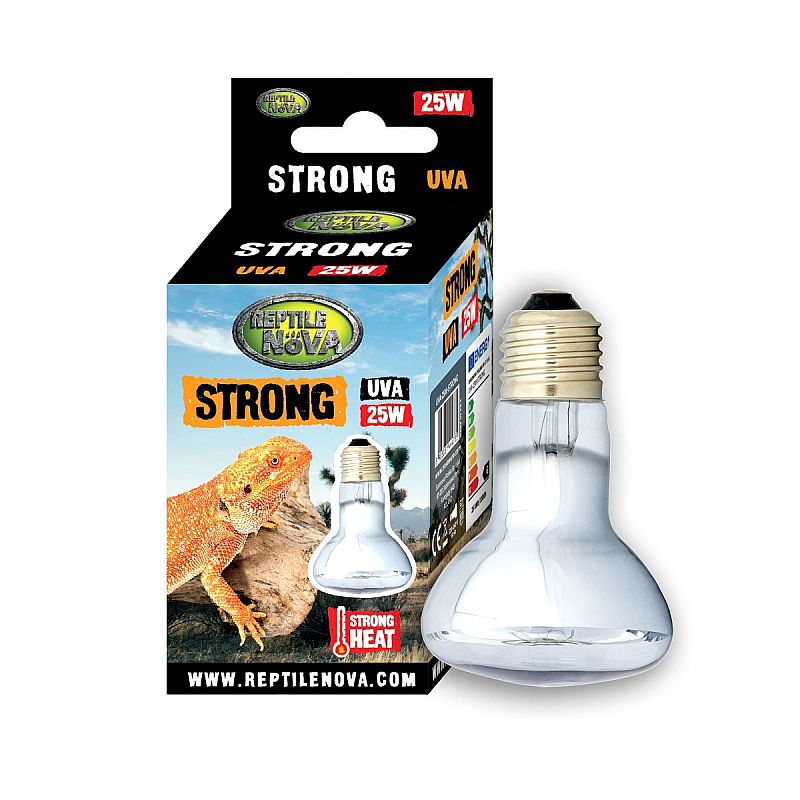 REPTILE NOVA žiarovka UVA  STRONG HEAT 25W