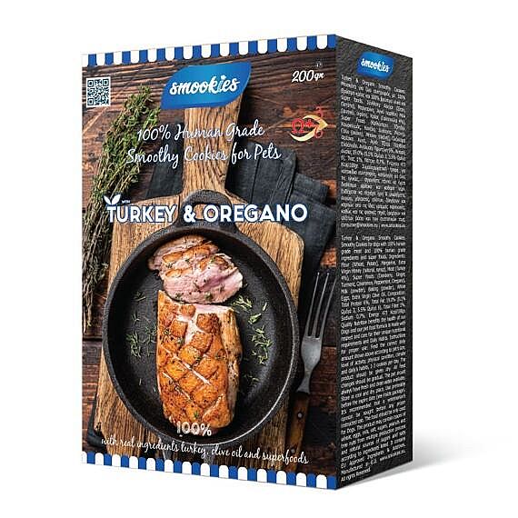 SMOOKIES Premium TURKEY 200g - morčacie sušienky 100% human grade,