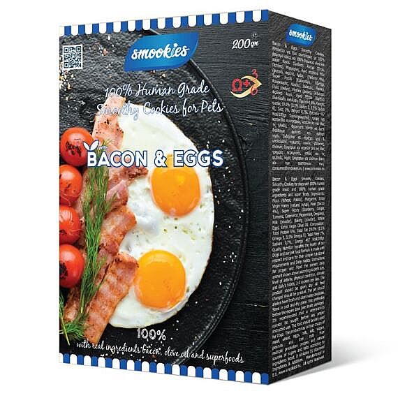 SMOOKIES Premium BACON 200g - slaninové sušienky 100% human grade