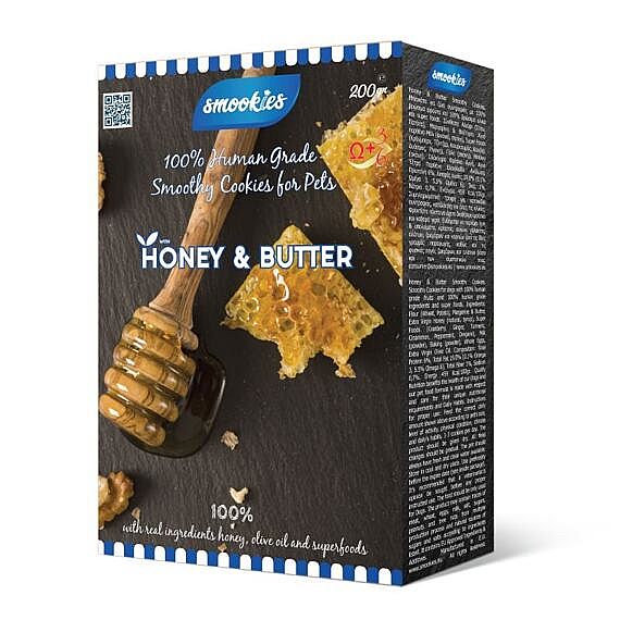SMOOKIES Premium HONEY 200g - medové sušienky 100% human grade