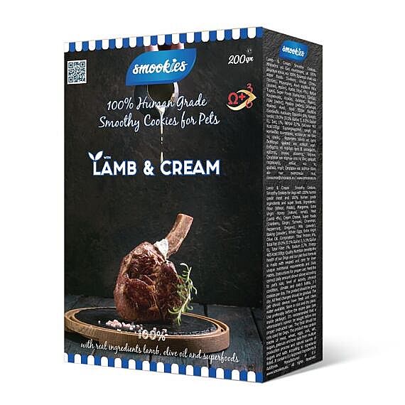 SMOOKIES Premium LAMB 200g - jahňacie sušienky 100% human grade